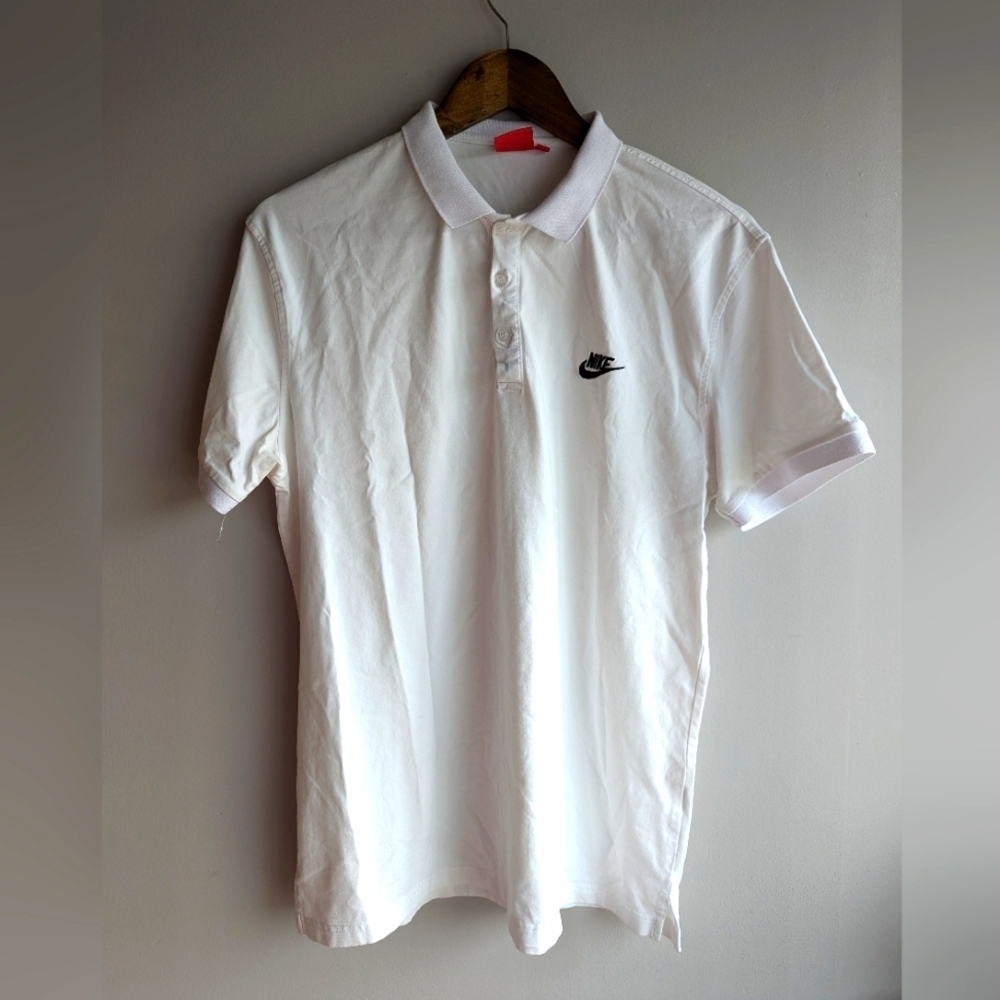 Nike Sportswear Mens XXL Athletic Short Sleeve Cotton Embraided Logo Golf  Shirt